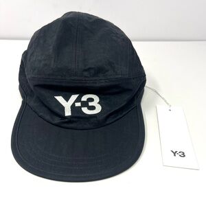 Adidas x Yohji Yamamoto Y-3 Running Hat Cap Pull String Back Black NEW NWT
